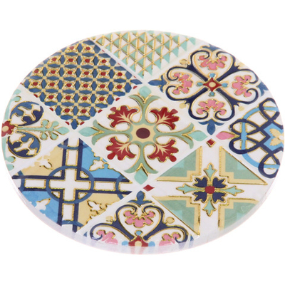 Подставка керамическая 10,8 см «Мозаика» зеленая