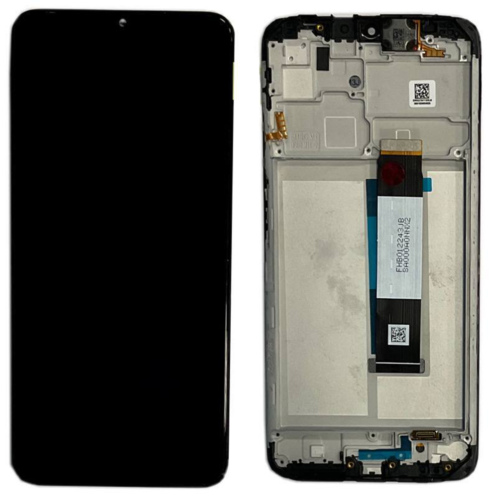 Дисплей для Xiaomi Poco M3/Redmi 9T с тачскрином и рамкой Черный - OR