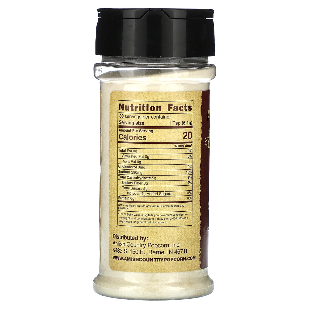 Amish Country Popcorn, Приправа для попкорна, морская соль и карамель, 184 г (6,5 унции)