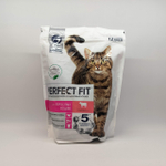 Сухой корм для взрослых кошек PERFECT FIT с говядиной 650 г