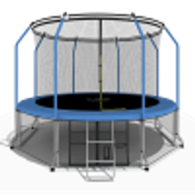 Батут i-Jump Elegant 12ft blue