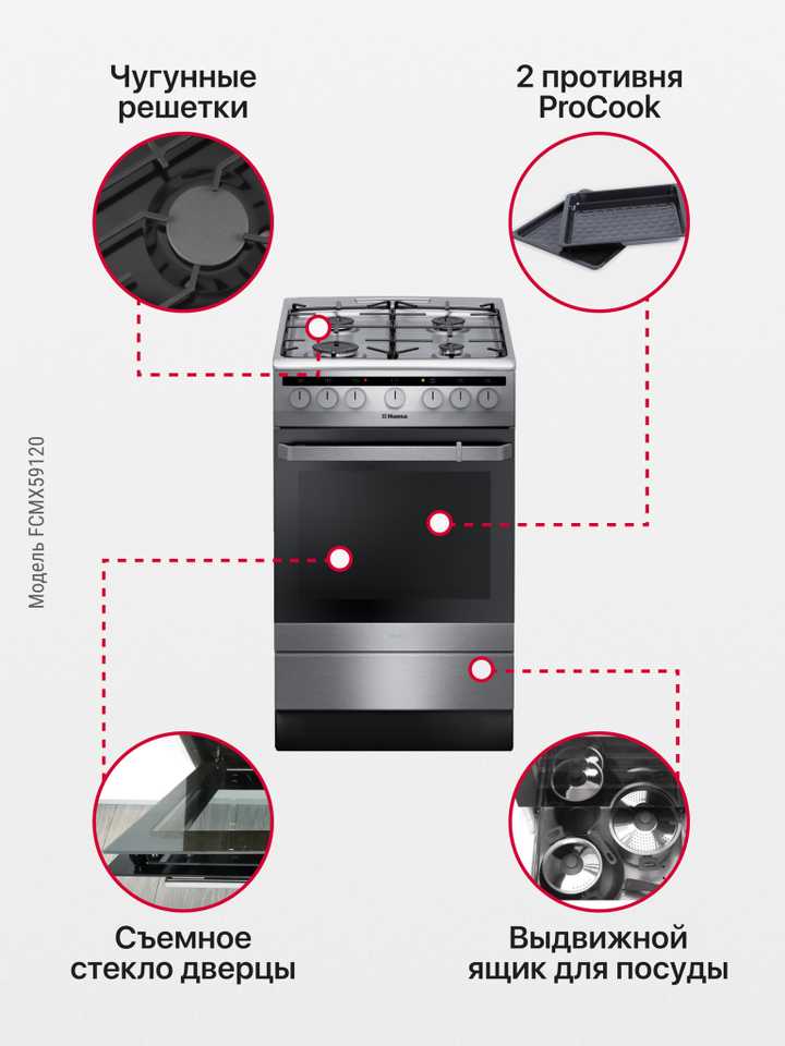 Комбинированная плита Hansa FCMX59120