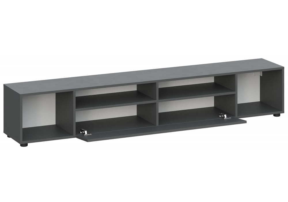 ТВ-тумба Woodville Сибити графит серый