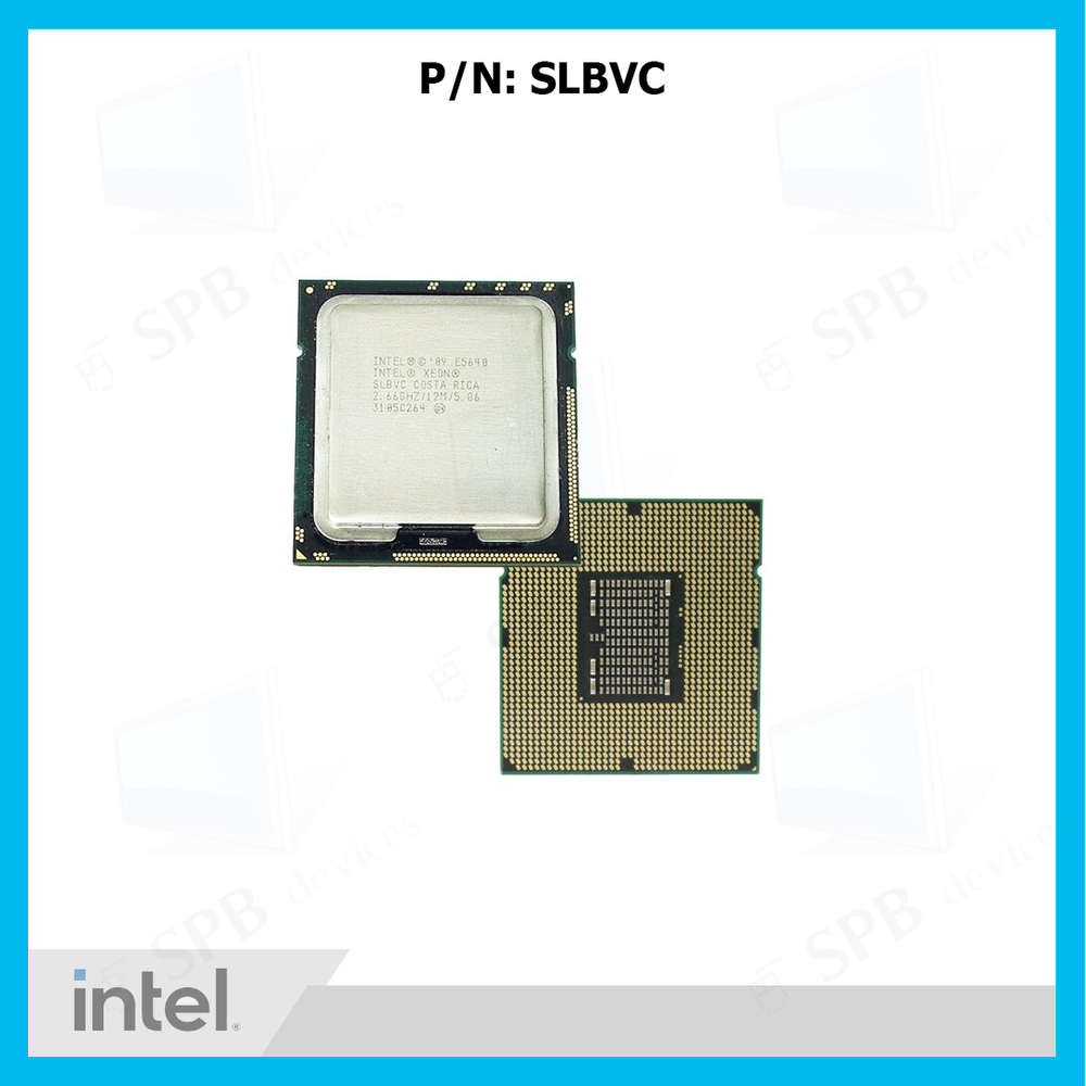 Процессор Intel Xeon Processor E5640 (12M Cache, 2.66 GHz, 5.86 GT/s Intel QPI) Tray, SLBVC