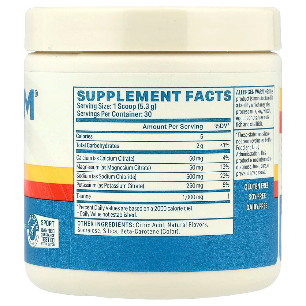 Podium Nutrition, соль и электролиты, тропический лайм, 159 г (5,61 унции)