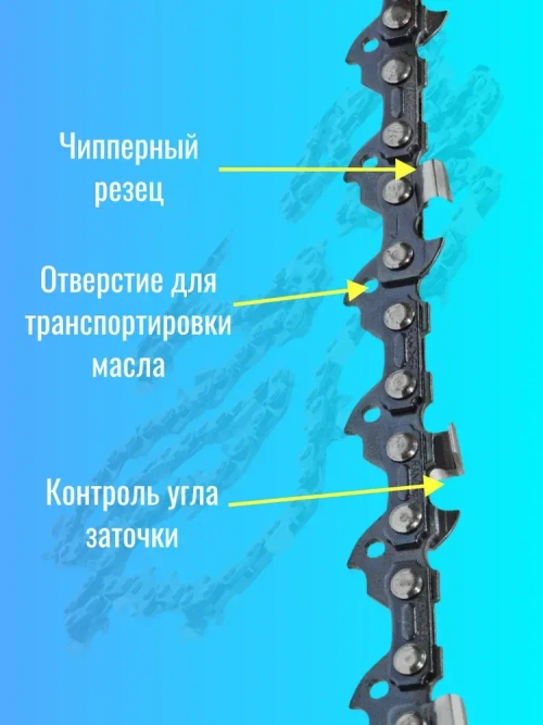 Цепь пильная для бензопилы Carver 45-18, Champion 254, Forward, Patriot, Парма 2М
