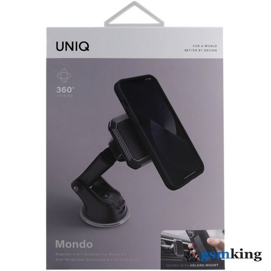 Uniq Mondo Magnetic Windshield/Air vent Gray