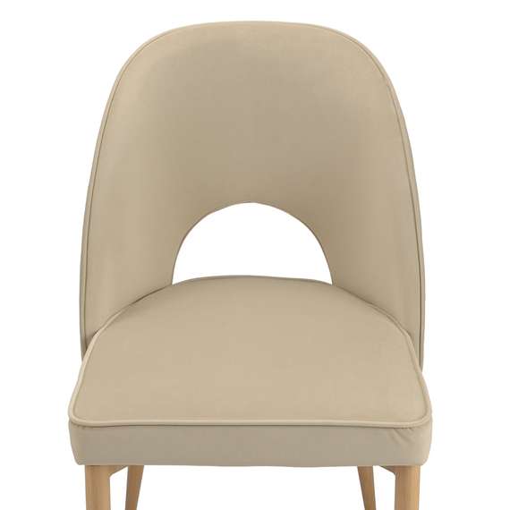 Стул evelyn, велюр, бежевый
