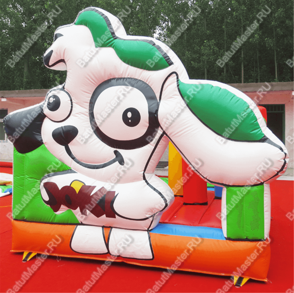 Надувной батут "Пёсик", 4*4*3,5 м