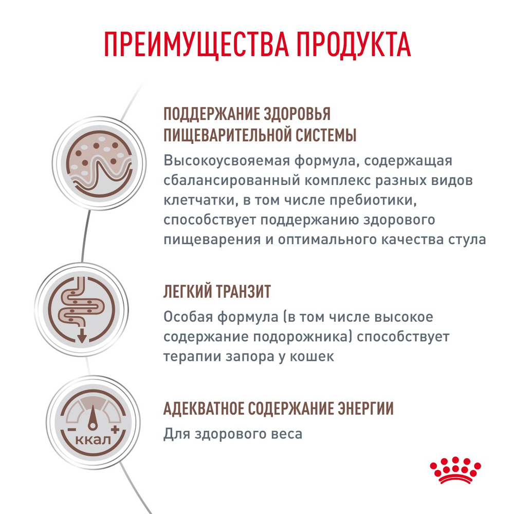 Royal Canin Gastrointestinal Fibre Response Корм сухой диетический для кошек при запорах 2 кг
