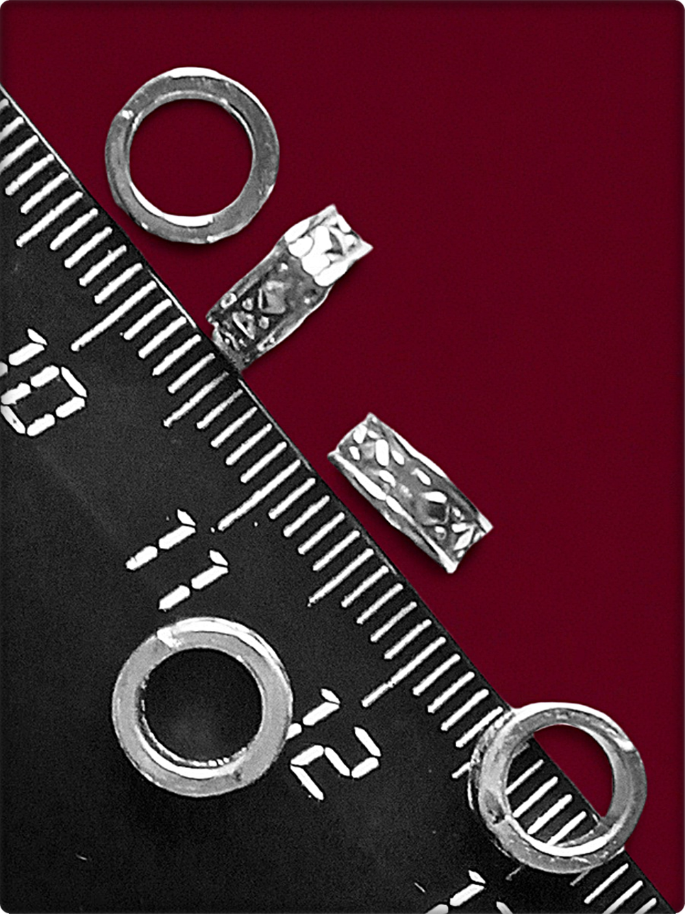 Украшения для бороды, дредов, косичек "Ромб".