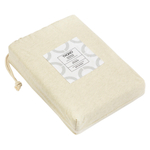 Простыня на резинке из хлопкового трикотажа серо-бежевого цвета из коллекции essential, 160х200х30 см