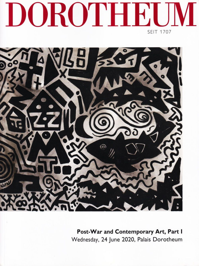 Каталог аукциона Dorotheum, Вена, Послевоенное и современное искусство, часть 1: аукцион от 24 июня 2020 года