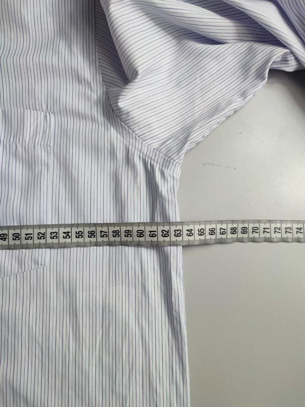 Рубашка Mixers светлая в полоску 62 размер