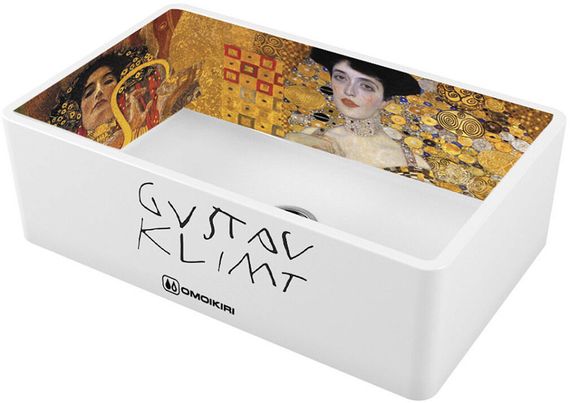 Кухонная мойка OMOIKIRI Mikura 76-Klimt Natceramic/white (арт.4993022)