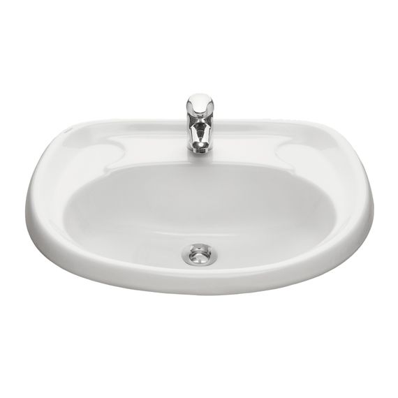 Умывальник Santeri Воротынск 50см без перелива + пьедестал — (1)