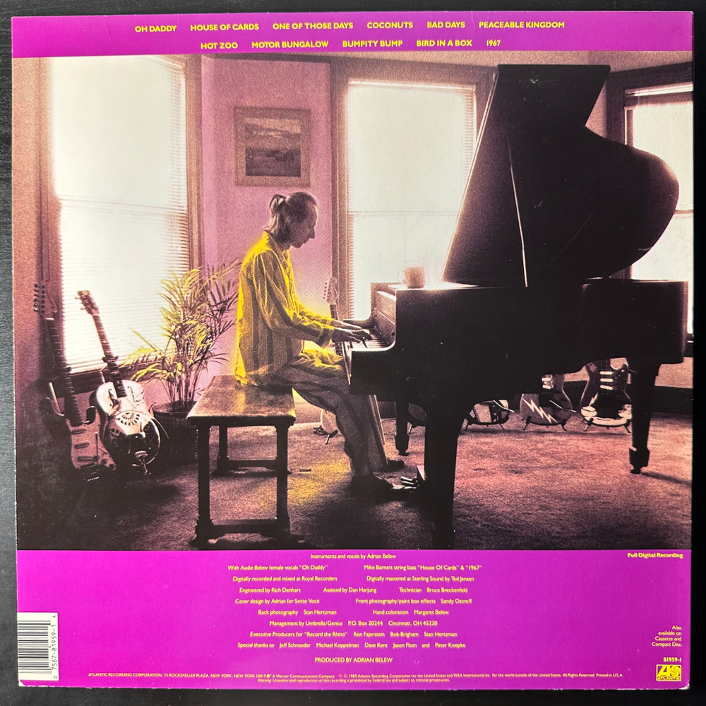 Adrian Belew ‎– Mr. Music Head (США 1989г.)