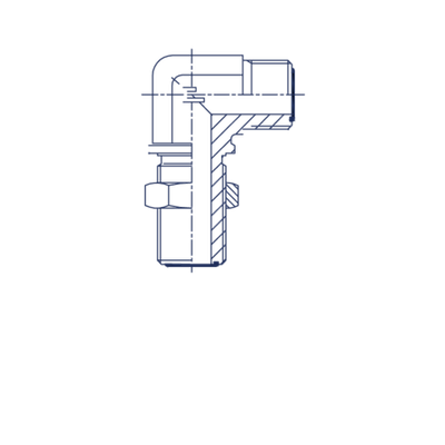 Соединение PD90 D20 ORFS 1.3/16