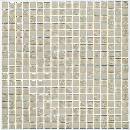 Мозаика стекло S-840 Exclusive бежевый глянцевая