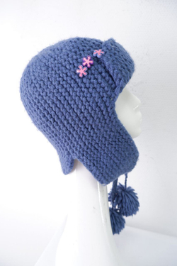 Шапка с ушками-завязками