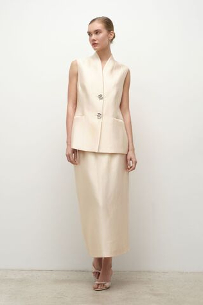 Юбка карандаш сияющая