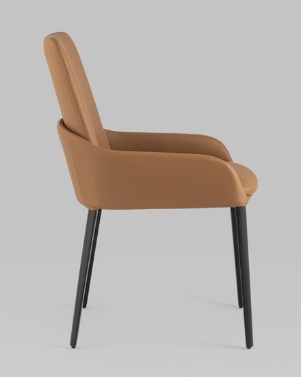 Стул Челси экокожа коричневый