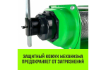 Лебедка ручная усиленная HITCH JHW 1т канат 40м