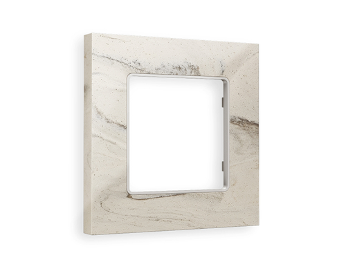 AF930601 Рамка ALFA Grand (Серо-бежевый мрамор) 1-ая