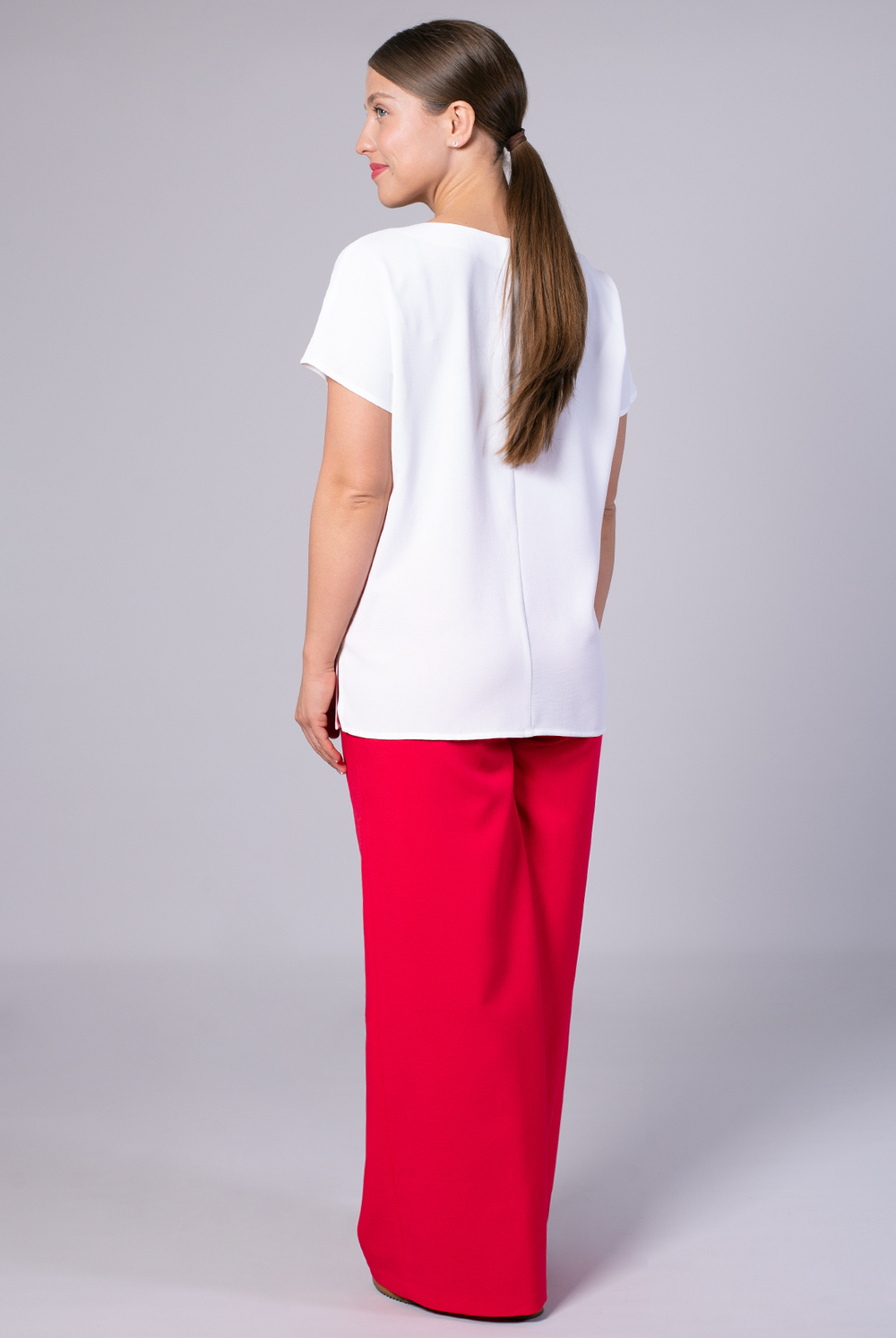 Блузка женская 3256зпа, молочный #28Мол093256зпа