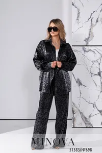 Костюм 698-черный Minova