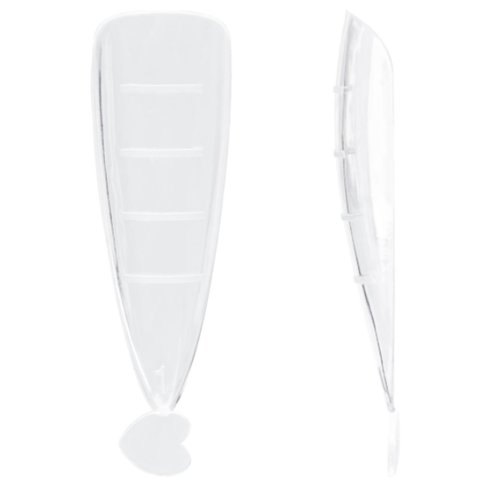 Irisk Многоразовые верхние формы с разметкой в пакете Over Tips Миндаль, 24 шт