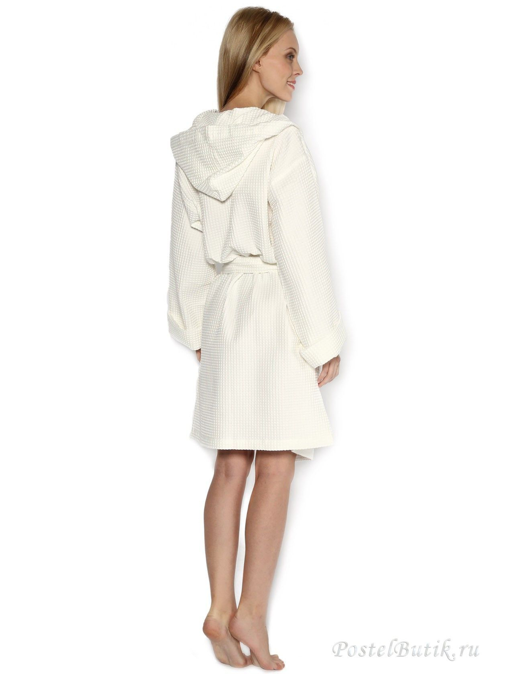 Элитный халат вафельный St. Tropez жемчужный от Blumarine