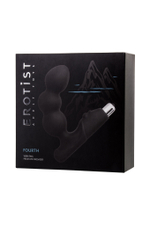 Вибростимулятор простаты Erotist силикон черный 11,5 см