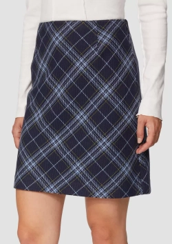 Tweed Юбка в клетку s.Oliver