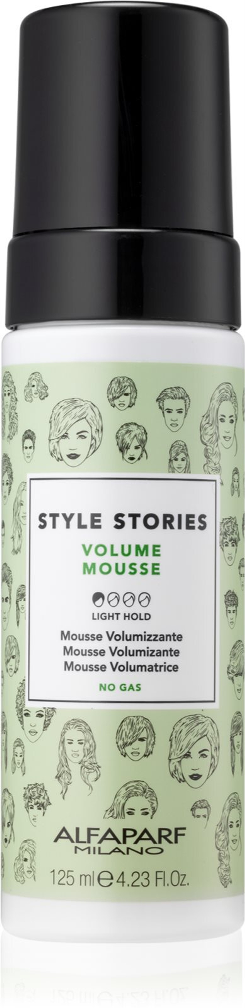 Alfaparf Milano Style Stories Volume Mousse - пена, придающая объем волосам /   125  ml  / GTIN 8022297071299