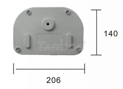 TARBOC LHG-60 (MM-1-3314) - Настенная водонепроницаемая колонка (1 шт.) LHG-60