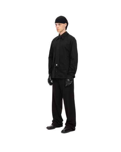 'NIKTO' double sided shirt black