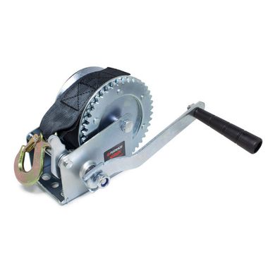 Лебедка ручная барабанная, 450кг (нейлоновый ремень, ширина ремня-50мм, длина ремня-10м) RockForce##Rock FORCE RF-TRT1101S