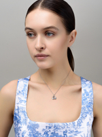 Колье "Simple words A" Silver