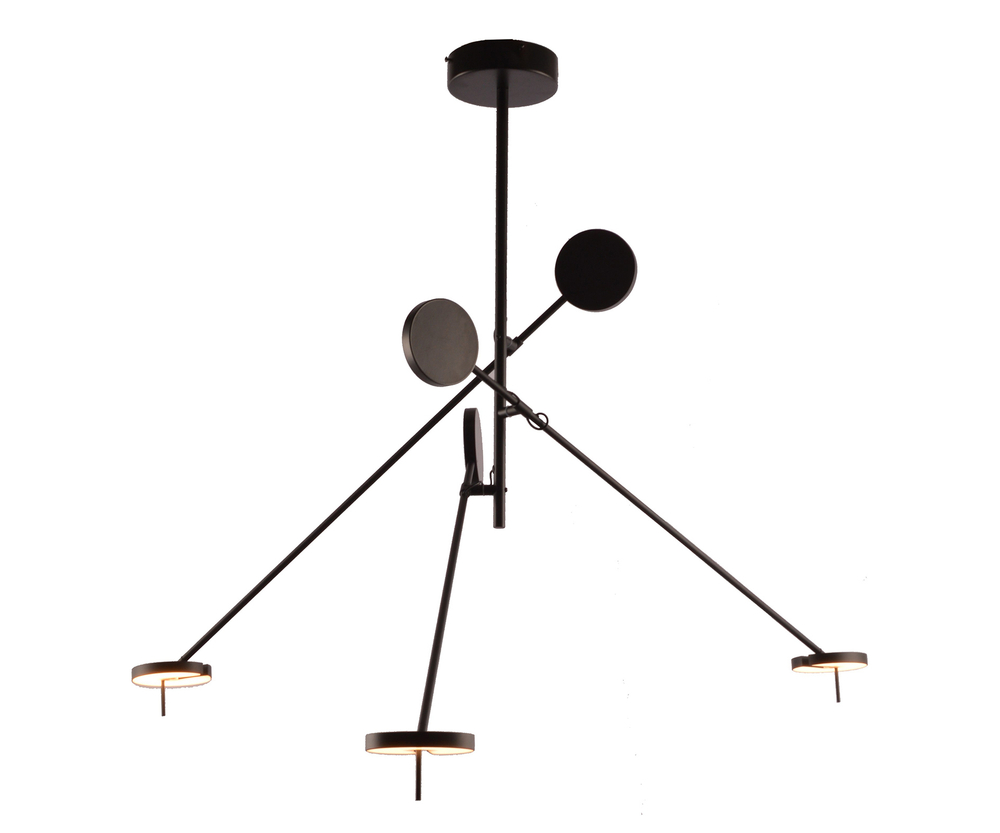 09440-3A,19(3000K) Люстра Некси черный