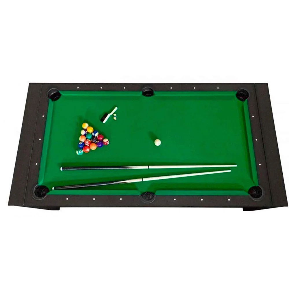 Cтол-трансформер «Twister» 3 в 1 (бильярд, аэрохоккей, настольный теннис, 217 х 107,5 х 81 см) (черный)