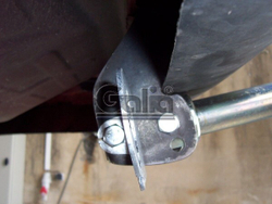 Фаркоп оцинкованный Galia C057A для Citroen C4 седан 2008-2013(паспорт и сертификат в комплекте)(без электрики)
