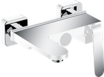 26031-F Смес. для ванны (белый,хром) GANZER  (6/1шт)