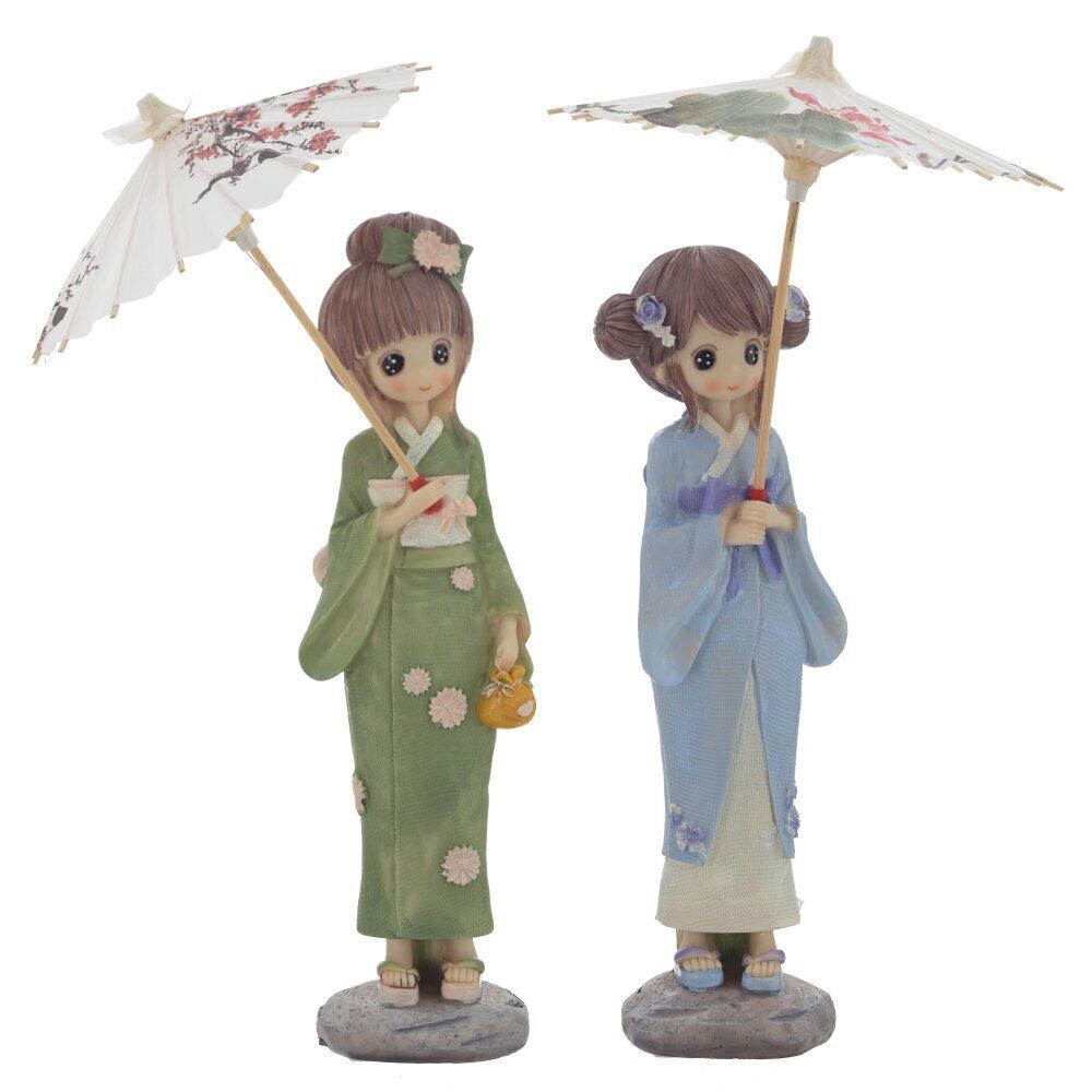 GAEM Фигурка декоративная "Гейша", L15 W15 H30 см, 2в.