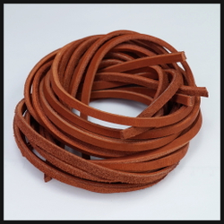 Шнур кожаный - коричневый
