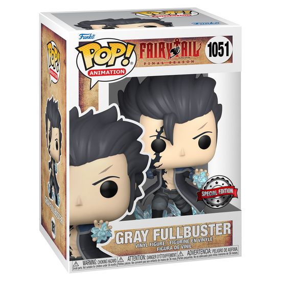 Фигурка Funko POP! Animation Fairy Tail Gray Fullbuster (Devil Slayer) (Exc) (1051) 58213 / Фигурка Фанко ПОП! по мотивам аниме "Хвост Феи", Грей Фуллбастер