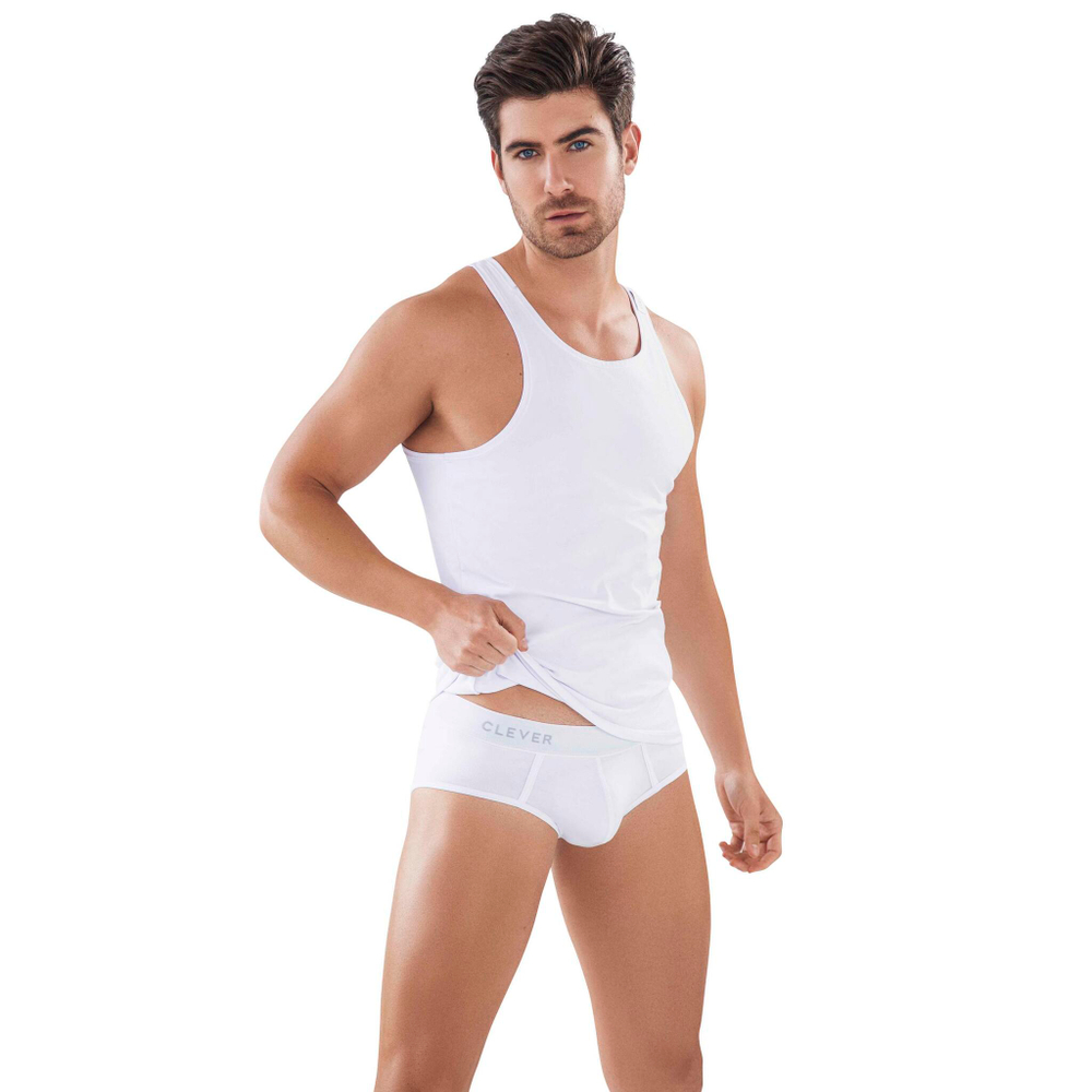 Мужская майка белая Clever PROGRESS TANK-TOP 039401