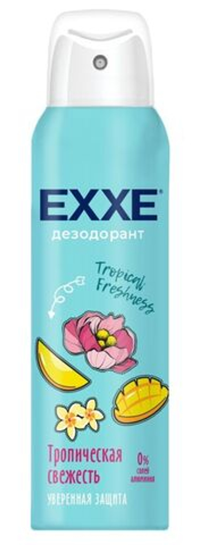 EXXE жен.дезодорант спрей Тропическая свежесть 150мл