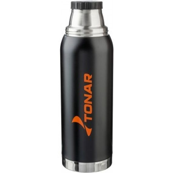 Термос TONAR 1200ML HS.TM-040  черный (2 крышки-кружки)