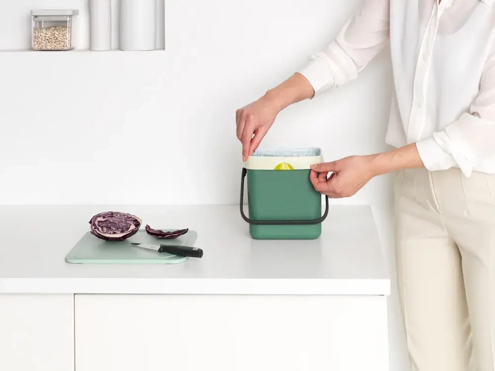 Brabantia Контейнер для мусора Sort & Go 3л зеленый